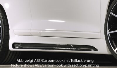 Rieger side skirts left/right Scirocco carbon look