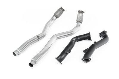 Audi S6 4.0 TFSI C7 quattro Milltek Large-bore Downpipes and Cat Bypass Pipes EC Approved:  No