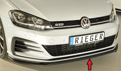 Rieger front Spoilerzwaard alleen voor GTI/GTD/GTE VW golf 7 gtd gte gti