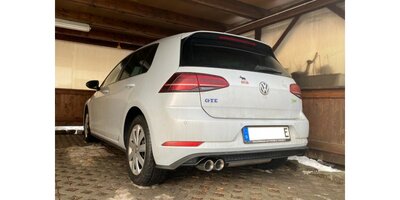 Fox uitlaat VW Golf 7 - GTE einddemper - 2x80 Typ 25