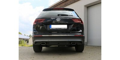 Fox uitlaat VW Tiguan 2 benzine - 4motion einddemper uitgang rechts/links - 145x65 Typ 59 rechts/links