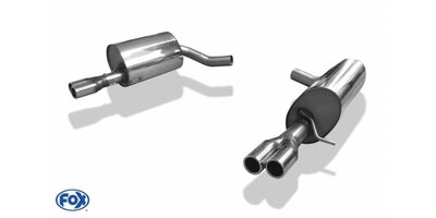 Jaguar S-Type R einddemper rechts/links &Oslash; 63.5mm - 2x60 Typ 12 rechts/links