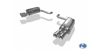 Jaguar XF CC9 einddemper rechts/links - 2x90 Typ 17 rechts/links