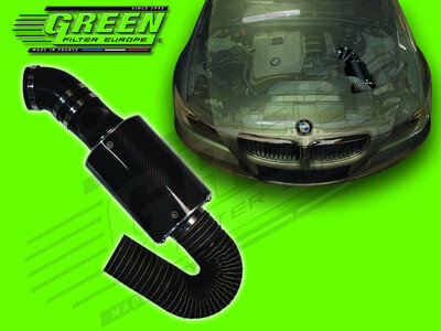 Green Carbon Airbox BMW 3-SERIE (E90/E91/E92) 325 i 24V (6 Cylindres) Bouwjaar vanaf 06-