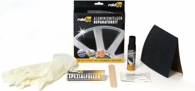 Velgenreparatiekit Alu-Velgen Silver - Complete Set voor Zilverkleurige Aluminium Velgen