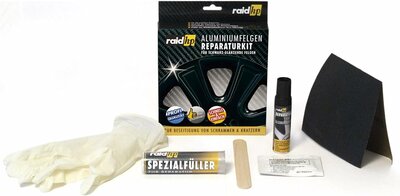 Gloss Black Velgenreparatiekit - Herstel Zwart Gelakte Aluminium Velgen