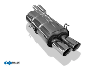 BMW E34 M5 Einddemper &Oslash; 2x63,5mm - 2x76 Typ 25