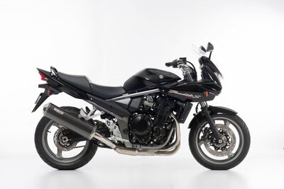 BOS Black edition ovaal 120 Slip-on Suzuki GSF 1250 Bandit Bj. 2007-2016