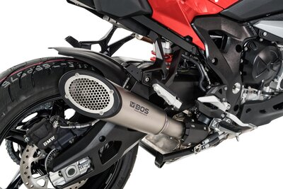 BOS Titanium SSEC GP Slip-on slash cut BMW S 1000 XR Bj. 2020- Euro5