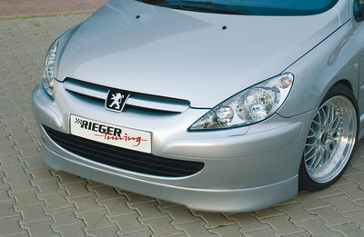 Rieger Tuning voorbumper spoiler lip Peugeot 307