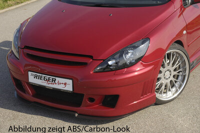 Rieger Tuning splitter Peugeot 307 voor voorbumper 52102/09/10/11