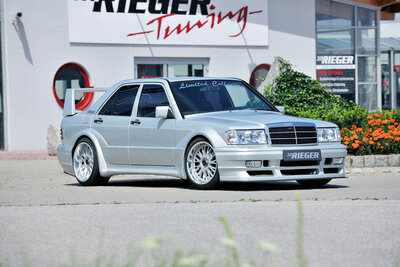 Rieger Tuning zijpaneel breedset kit Mercedes 190 [W201] Sedan Zijbeschermingspaneel