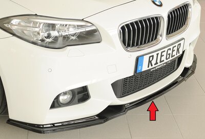 Rieger Tuning voorsplitter BMW 5-Serie F10/11 voor originele M-Sport-pakket voorbumper