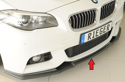 Rieger Tuning voorsplitter BMW 5-Serie F10/11 voor originele M-Sport-pakket voorbumper