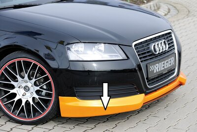 Rieger Tuning voorspoiler lip Audi A3 [8P]