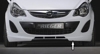 Rieger Tuning voorbumper spoiler lip Opel Corsa D