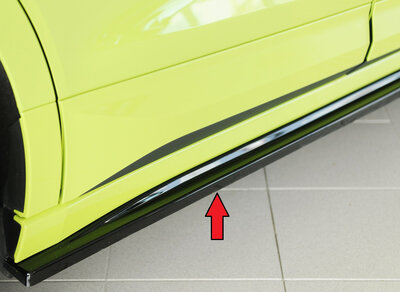 Rieger Tuning sideskirt aanzetstuk Skoda Enyaq iV / RS NY voor originele Sportline- / RS-sideskirt