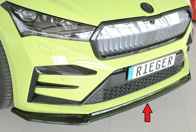 Rieger Tuning voorsplitter Skoda Enyaq iV / RS NY voor originele Sportline- / RS-voorbumper