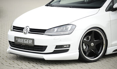 Rieger Tuning voorspoiler lip VW Golf 7