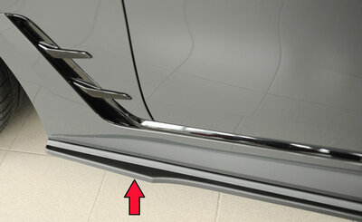 Rieger Tuning sideskirt aanzetstuk BMW i4 M/ 4-Serie G26 voor originele M-Sport-pakket sideskirt