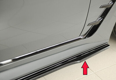 Rieger Tuning sideskirt aanzetstuk BMW i4 M/ 4-Serie G26 voor originele M-Sport-pakket sideskirt