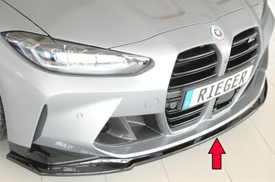 Rieger Tuning voorsplitter BMW M3 / M4 G80/81 voor originele voorbumper