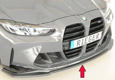 Rieger Tuning voorsplitter BMW M3 / M4 G80/81 voor originele voorbumper