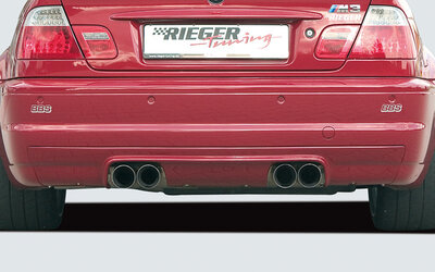 Rieger Tuning achterbumper verlenging CS-Look BMW M3 E46