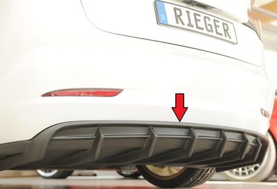 Rieger Tuning diffuser Tesla Model 3