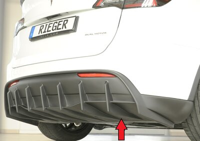 Rieger Tuning diffuser Tesla Model Y voor voertuigen zonder trekhaak