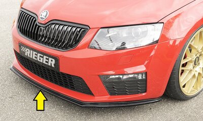 Rieger Tuning voorsplitter Skoda Octavia RS NX Alleen voor originele RS-voorbumper