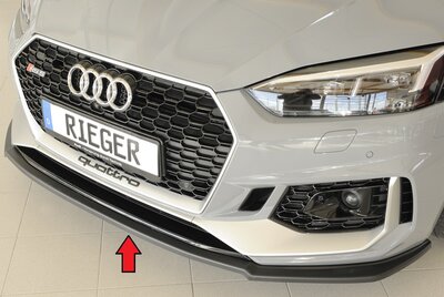 Rieger Tuning splitter Audi RS5 [B9] voor originele RS5-voorbumper