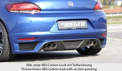 Rieger Tuning achterbumper verlenging VW Scirocco 3