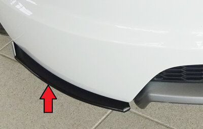 Rieger Tuning achterbumper aanzetstuk lateraal, links Audi TT / TTS [8J] alleen voor originele achterskirt incl. TTS