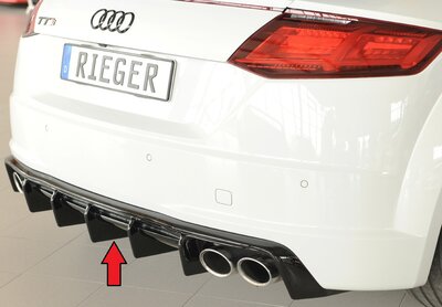 Rieger Tuning diffuser Audi TT / TTS [8J]