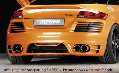 Rieger Tuning achterbumper Audi TT [8J]