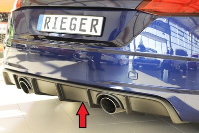 Rieger Tuning diffuser Audi TT [8J]