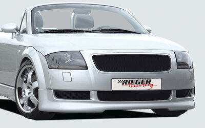 Rieger Tuning voorspoiler verlenging Audi TT [8N] niet voor 6 cilinders en S-Line bumpers vanaf 07.03-