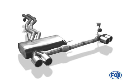 Rieger Tuning uitlaatdemper, links/rechts BMW Z4 E85 Type 12, BMW Z4 (Z85)