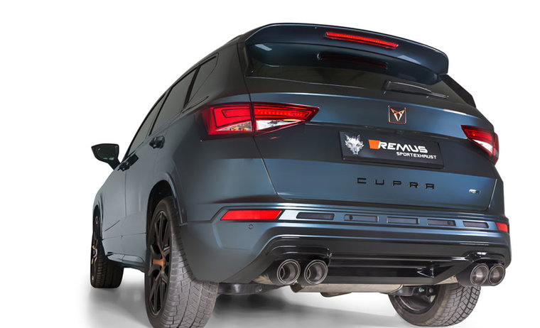 Cupra Ateca 5FP Remus GPF-Back systeem L/R dubbele uitgangen