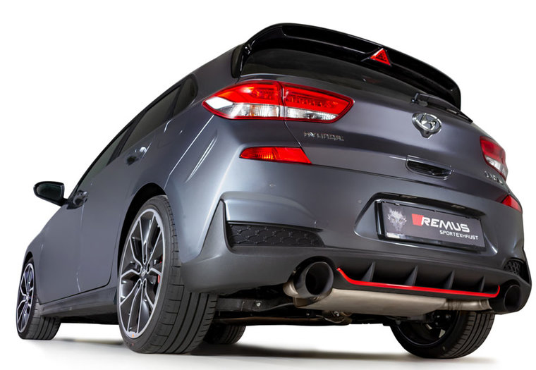 Remus uitlaat Hyundai i30 N GPF Cat-back systeem L/R uitgang