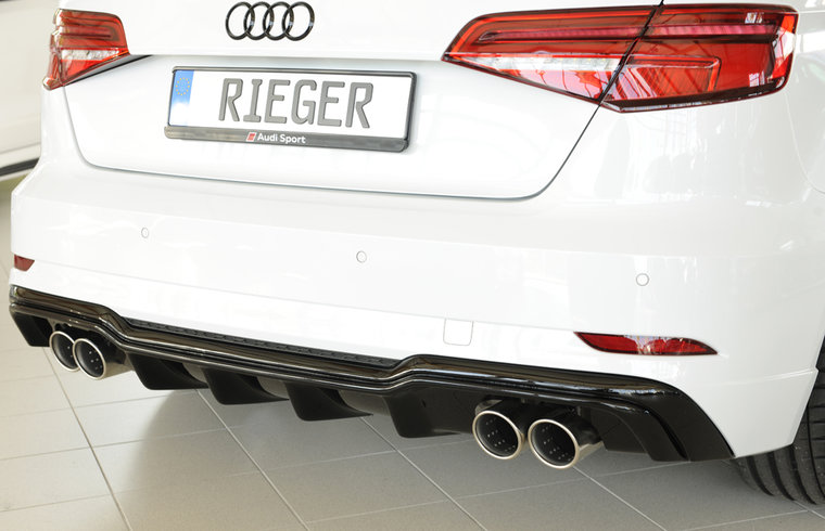 diffuser audi a3 dubbele uitlaat