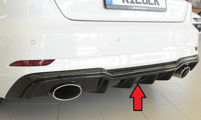 audi a3 sportback diffuser