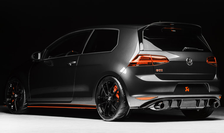 Rieger Diffuser VW Golf 7 Matt zwart