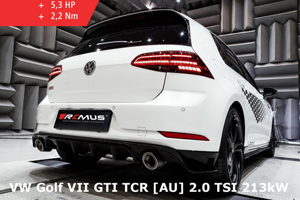 Remus sportuitlaat VW Golf 7 GTi performance Facelift