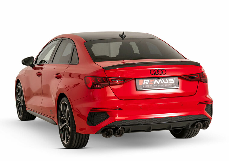 Remus Racing uitlaat Audi S3 [8Y] Sedan Einddemper