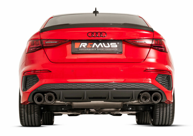 Remus Racing uitlaat Audi S3 [8Y] Sedan Einddemper