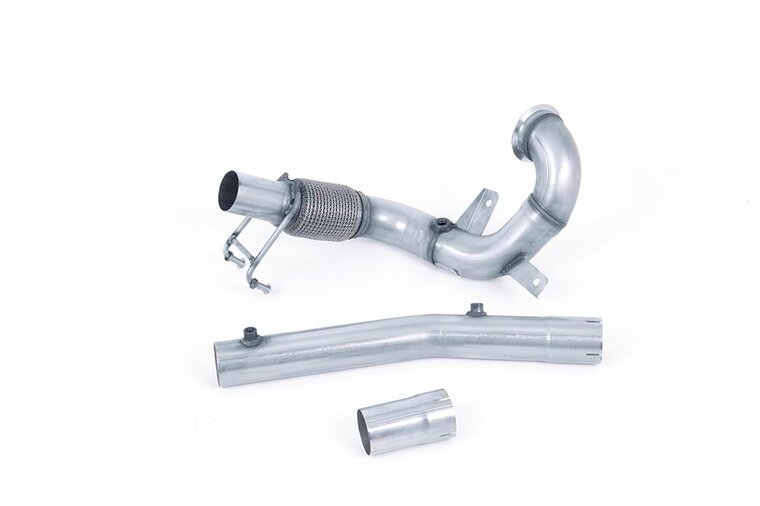 Milltek Large-bore Downpipe and De-cat Audi A1 40TFSi [GB] Non-resonated