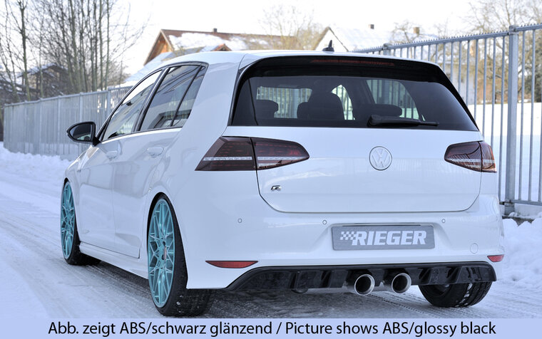 Rieger diffuser ABS plastic VW golf 7 r