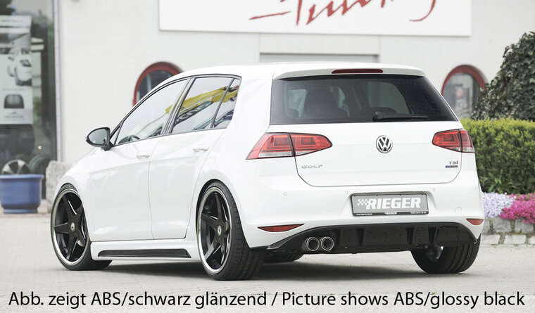 Rieger diffuser carbon-look VW golf 7 gtd